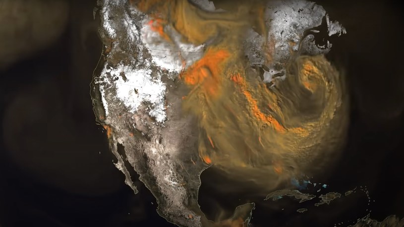 NASA prezentuje fascynujące zjawisko przemieszczania się dwutlenku węgla w atmosferze Ziemi