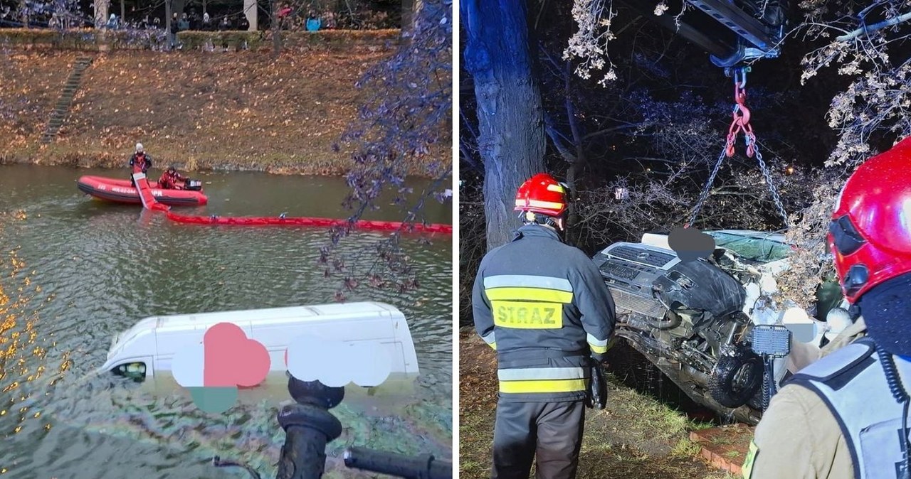 Autokar zjechał z trasy i zakończył jazdę w rowie. Masywna interwencja służb ratunkowych we Wrocławiu.