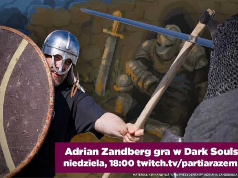 Zandberg nadawał na żywo grę Dark Souls i odpowiadał na pytania widzów. Wyzwanie mogło go zaskoczyć.