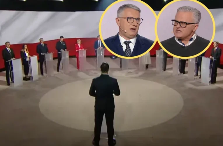 Ekskomentator sportowy w starciu na debacie wyborczej. Ta riposta rozbiła go na kawałki