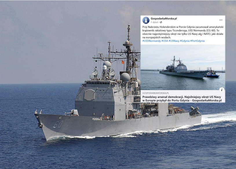 "Potężny okręt NATO zawinął do portu w Gdyni"