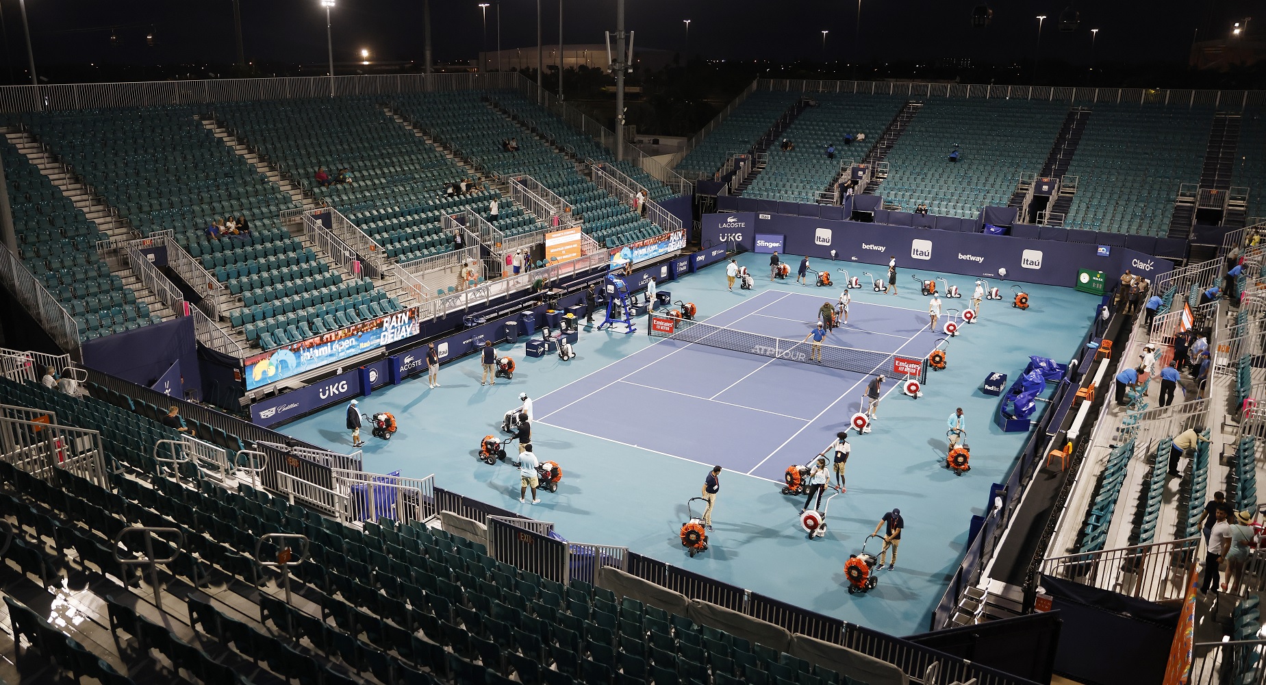 Nieudany początek Miami Open – pogoda pokrzyżowała plany organizatorom