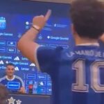 Konferencja kadry Argentyny zakłócona przez intruza. Padło ostrzeżenie dla selekcjonera [WIDEO]